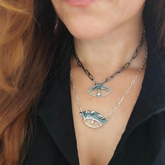Argus Reversible Necklace - Athenart 