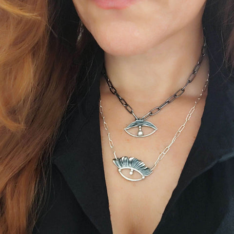 Argus Reversible Necklace - Athenart 