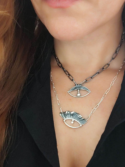 Argus Reversible Necklace - Athenart 