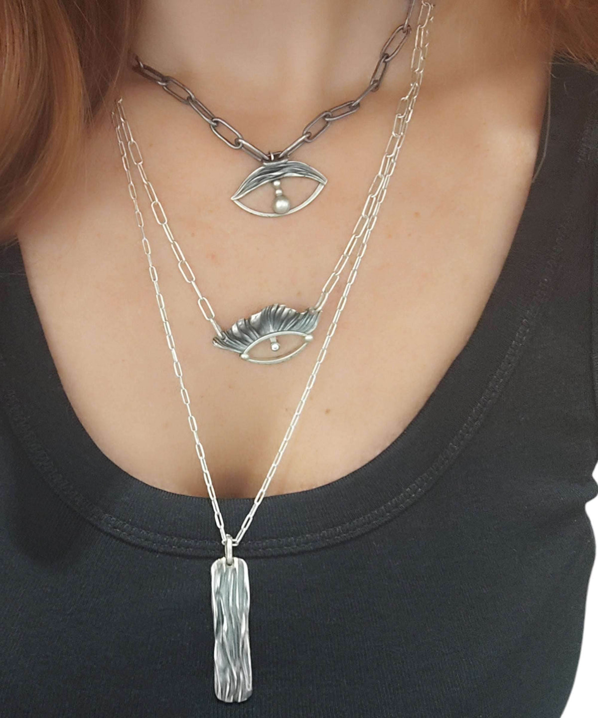 Argus Reversible Necklace - Athenart 