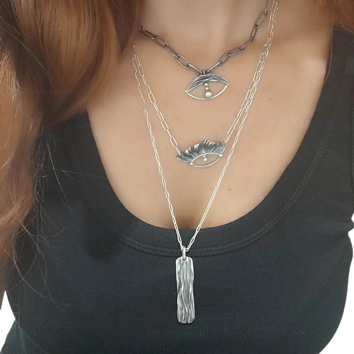 Argus Eye Necklace – Silver 925 | Protective Symbol Pendant - Athenart 