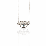 Small Argus Eye Necklace - Delicate Guardian | Athenart - Athenart 