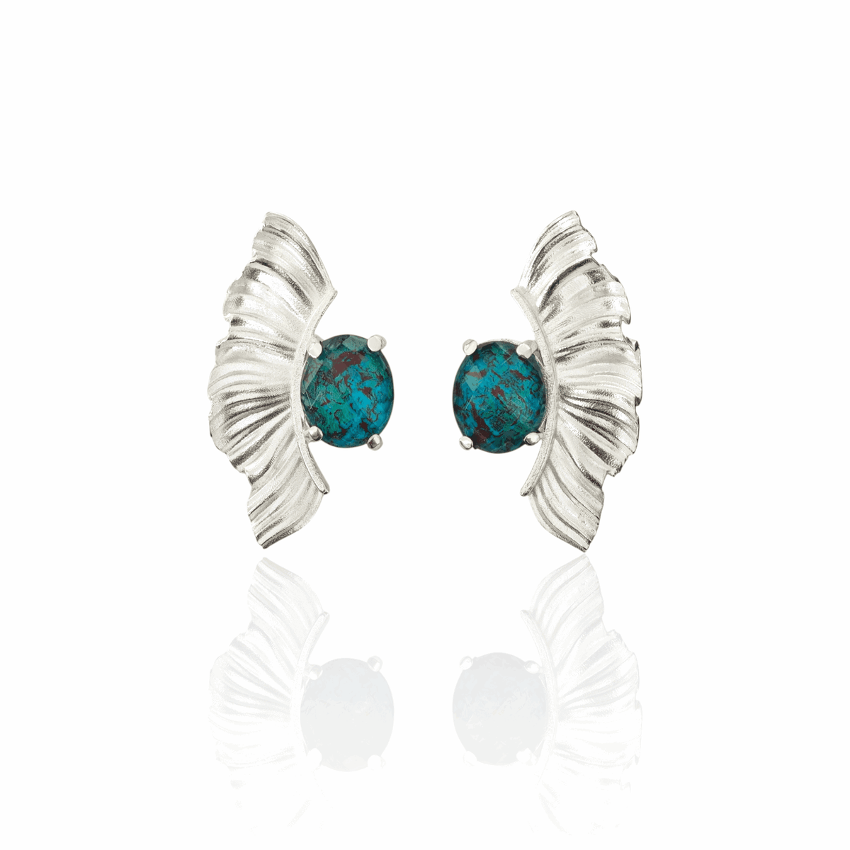 Argus Plisse Earrings - Athenart 
