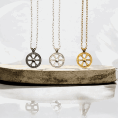 Ride the Wheel of Fortune Amulet - Athenart 
