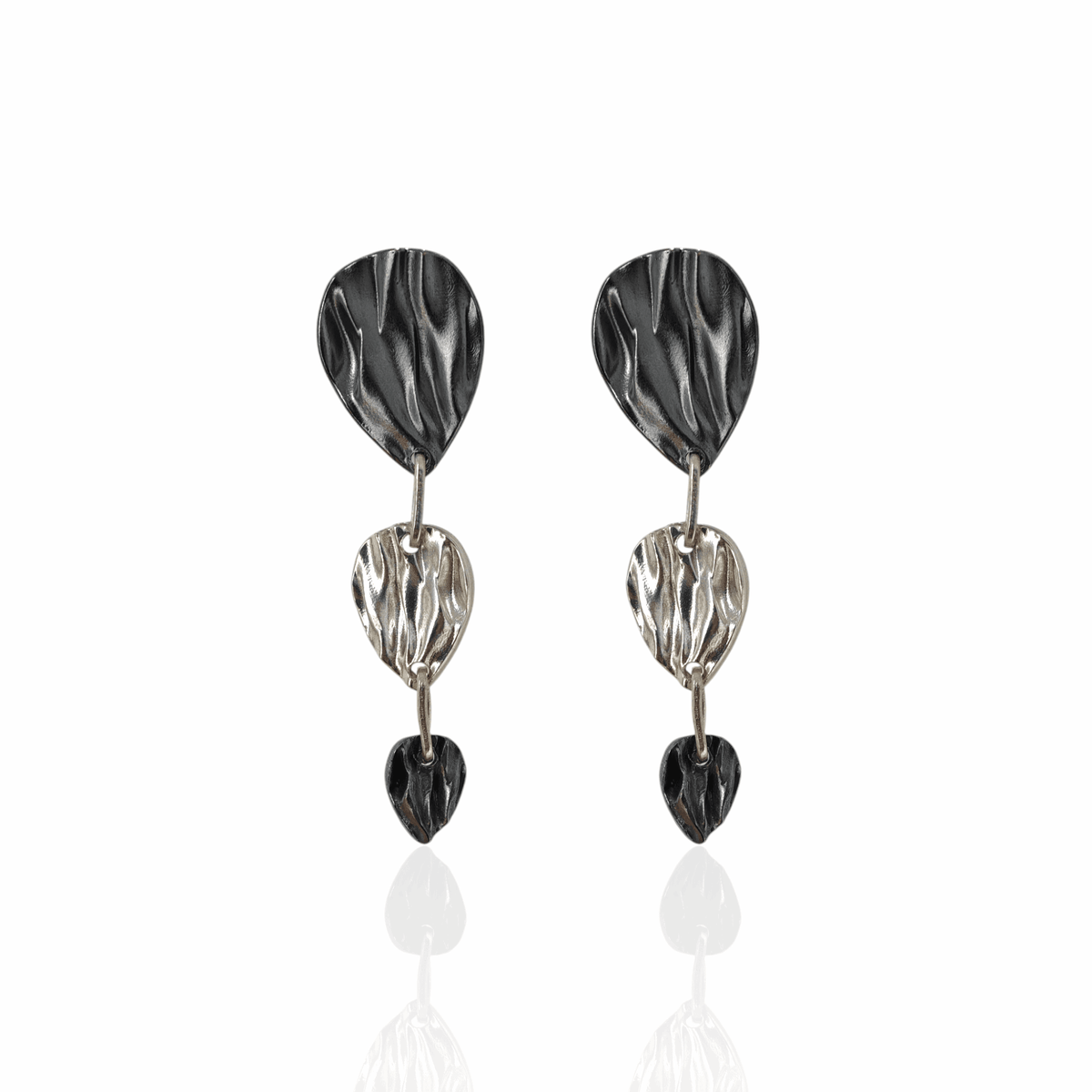 Wavy Drops Earrings - Athenart 