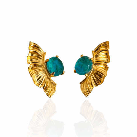 Argus Plisse Earrings - Athenart 