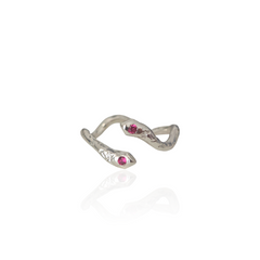 Ophis Double Snake Ring