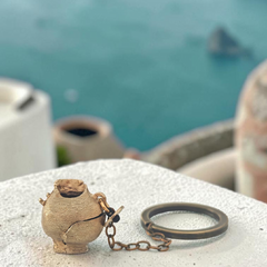 Amphora Brass KeyChain – Athenart Art Object