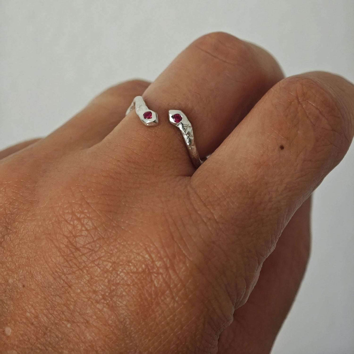 Ophis Double Snake Ring - Athenart 