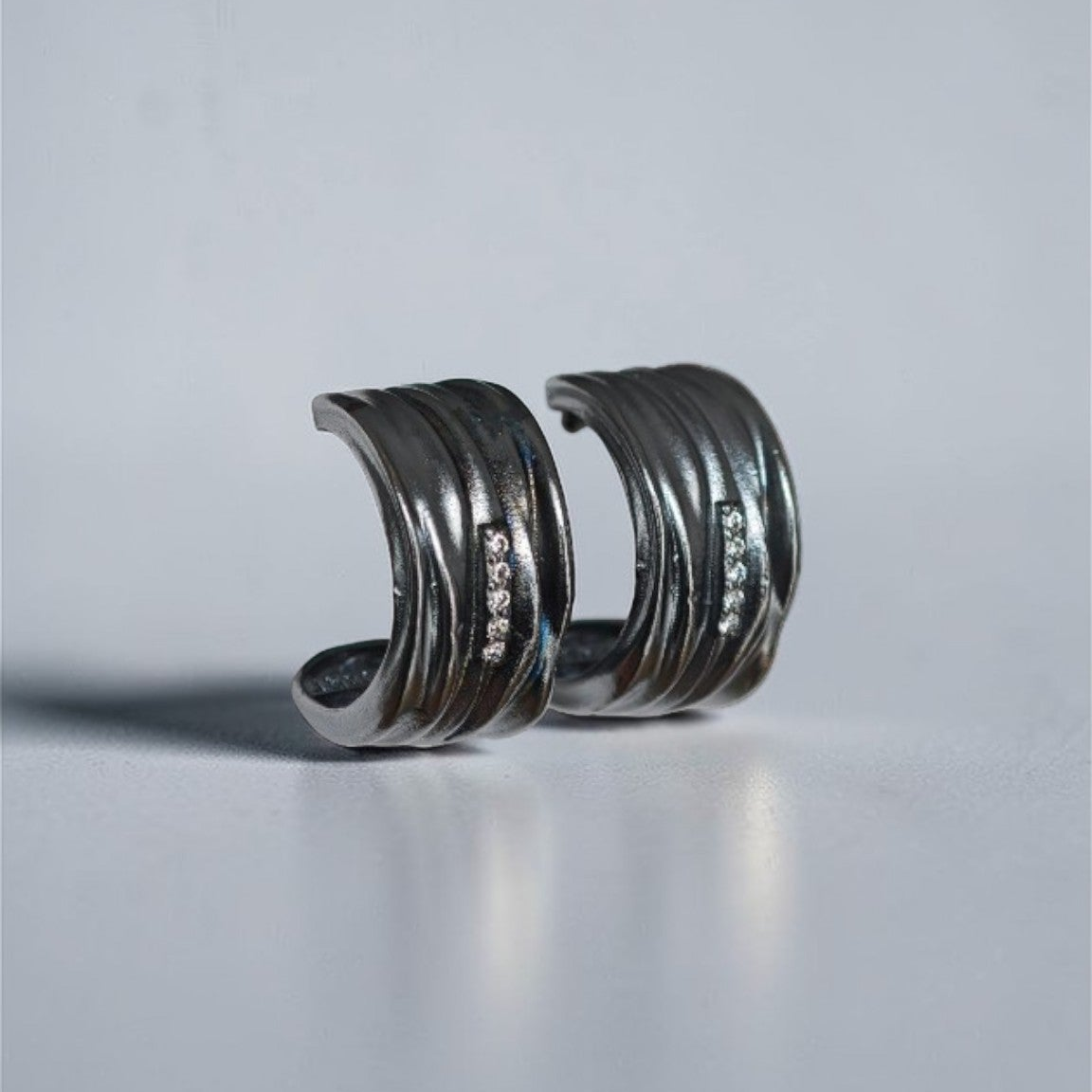 Handmade Athenart greek earrings with fliw design 
