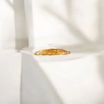 Solid gold thin stacking rings handmade in Athens in 14K or 18K gold