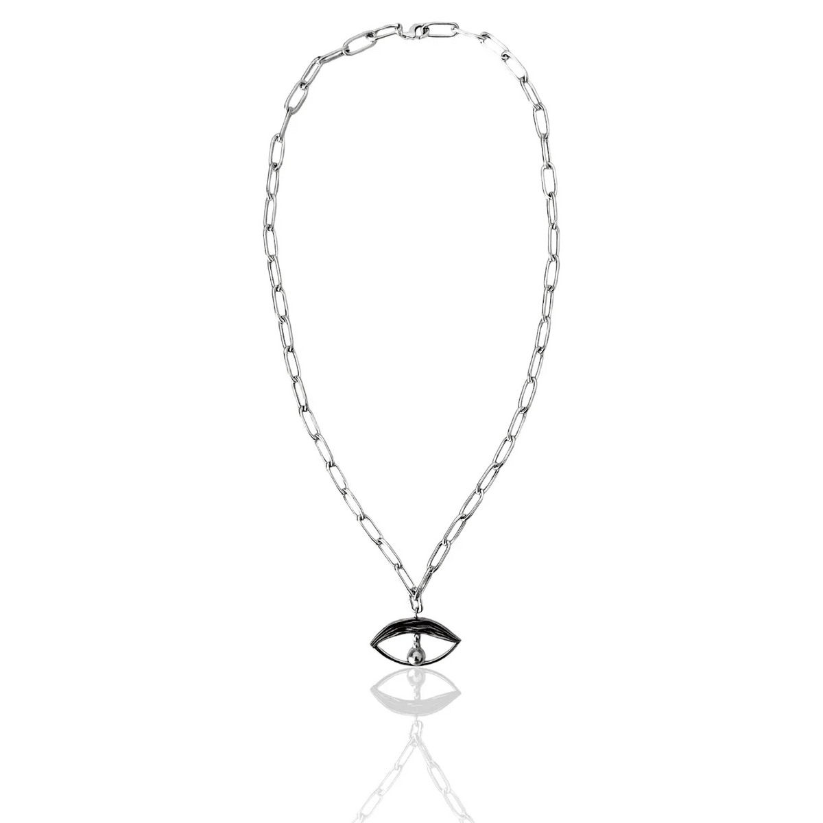 Argus Eye Necklace – Silver 925 | Protective Symbol Pendant - Athenart 