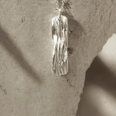Unisex Storyfold silver Pendant - Athenart 
