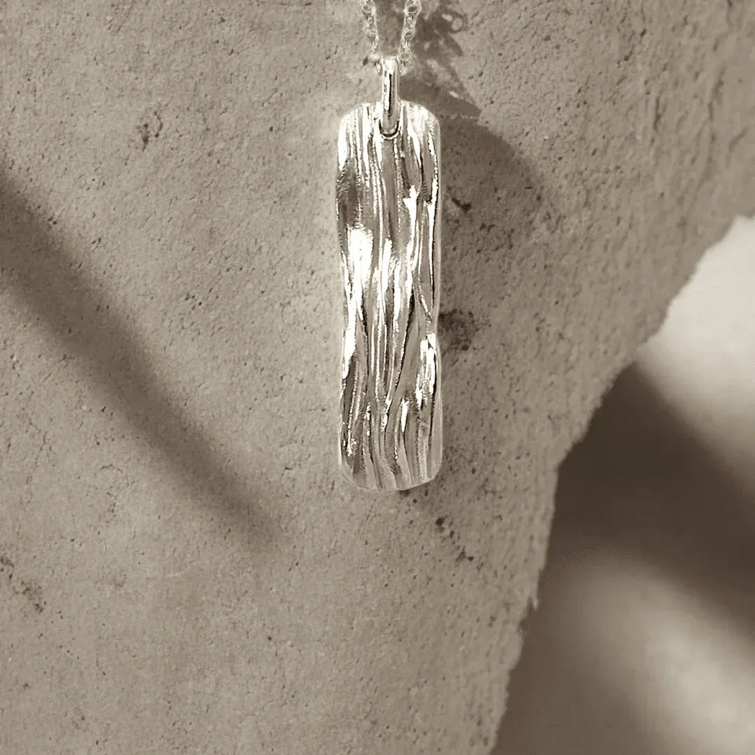 Unisex Storyfold silver Pendant - Athenart 