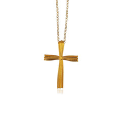 Big Fustanela Cross Necklace - Athenart 