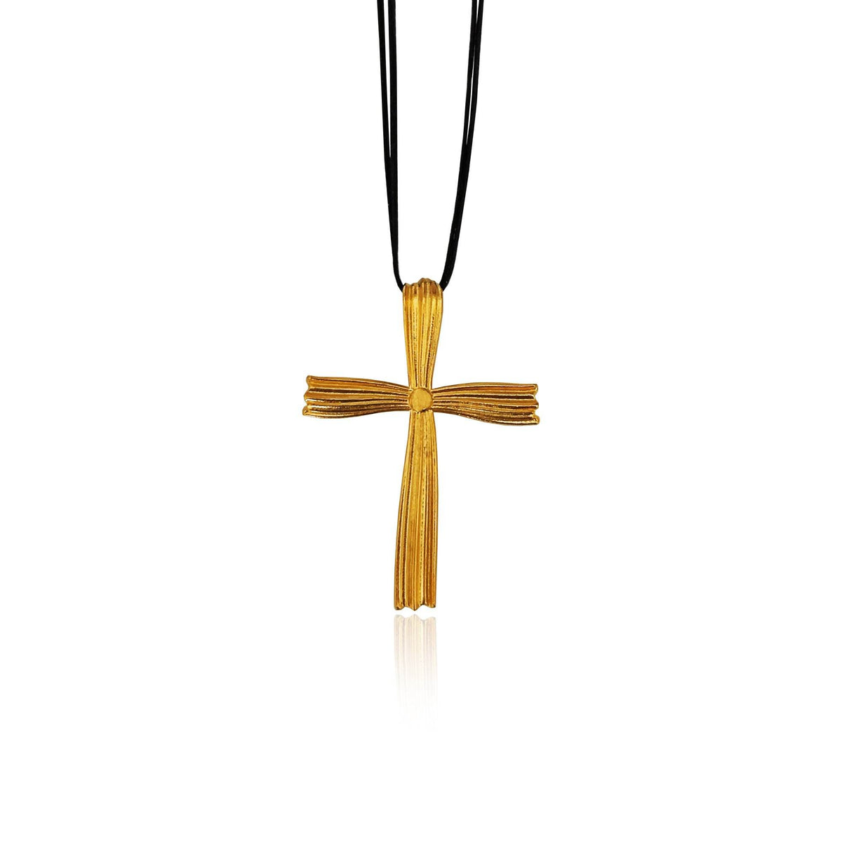Big Fustanela Cross Necklace - Athenart 