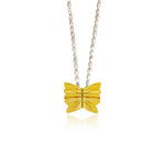 Golden Folded Charm Necklace - Athenart 