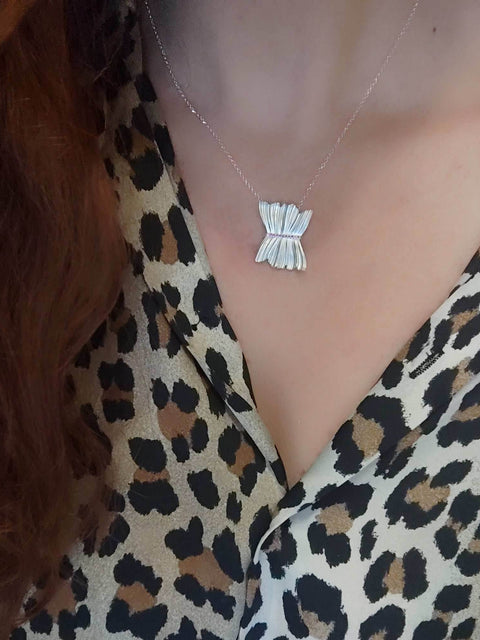 Double Fustanela Charm Necklace - Athenart 