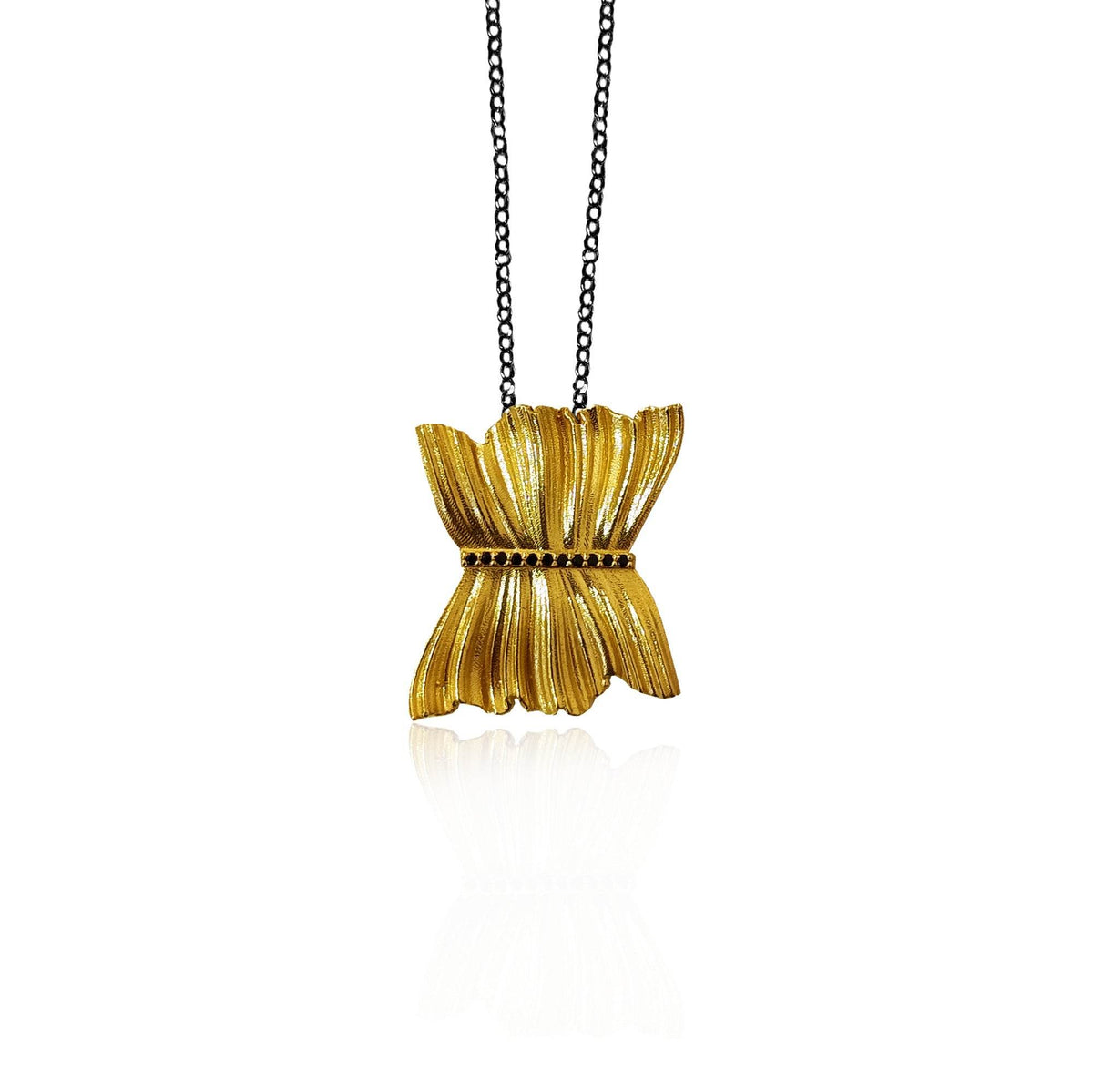 Double Fustanela Charm Necklace - Athenart 