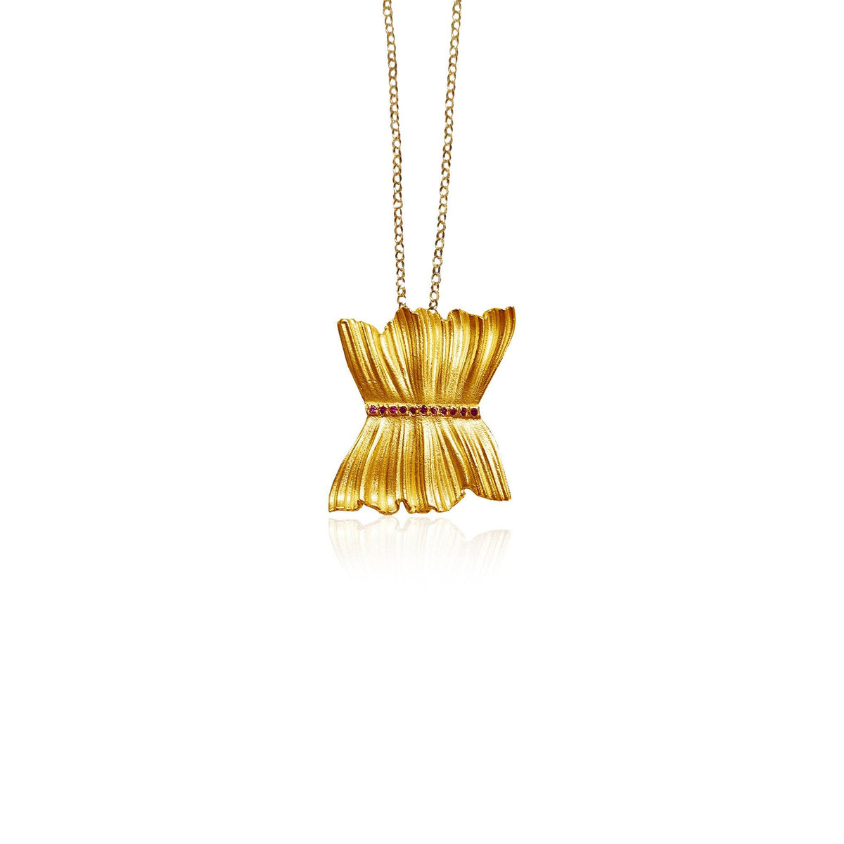Double Fustanela Charm Necklace - Athenart 