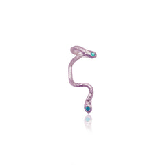 Silver Snake Ear Cuff - Athenart 