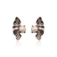 Argus Earrings with Filntisi Stone - Athenart 