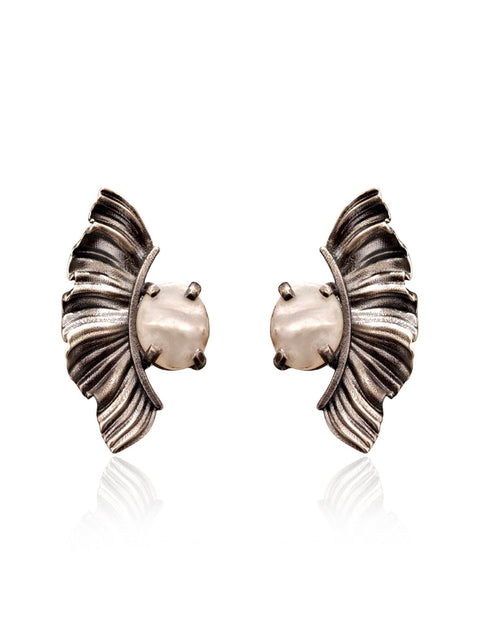 Argus Earrings with Filntisi Stone - Athenart 