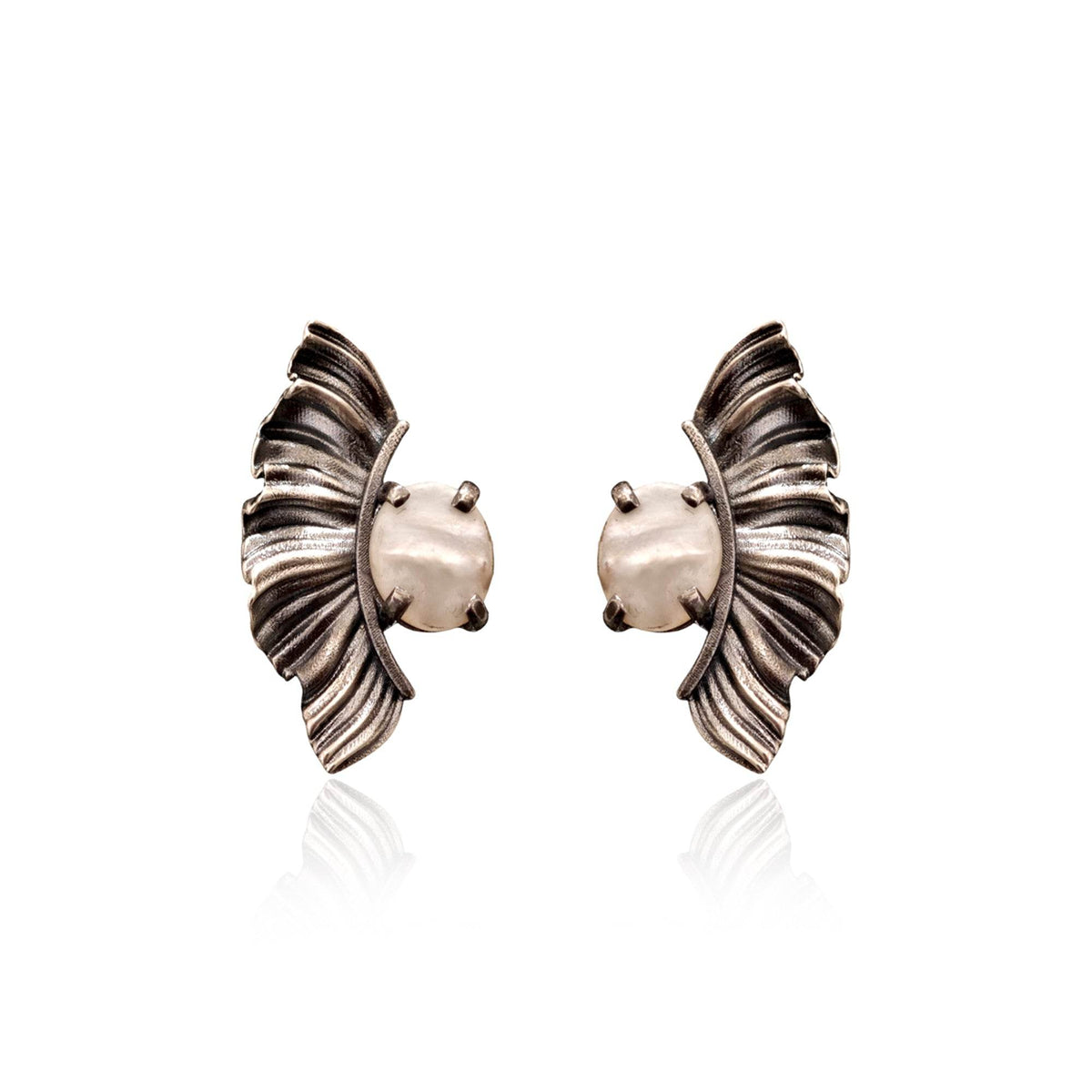 Argus Earrings with Filntisi Stone - Athenart 