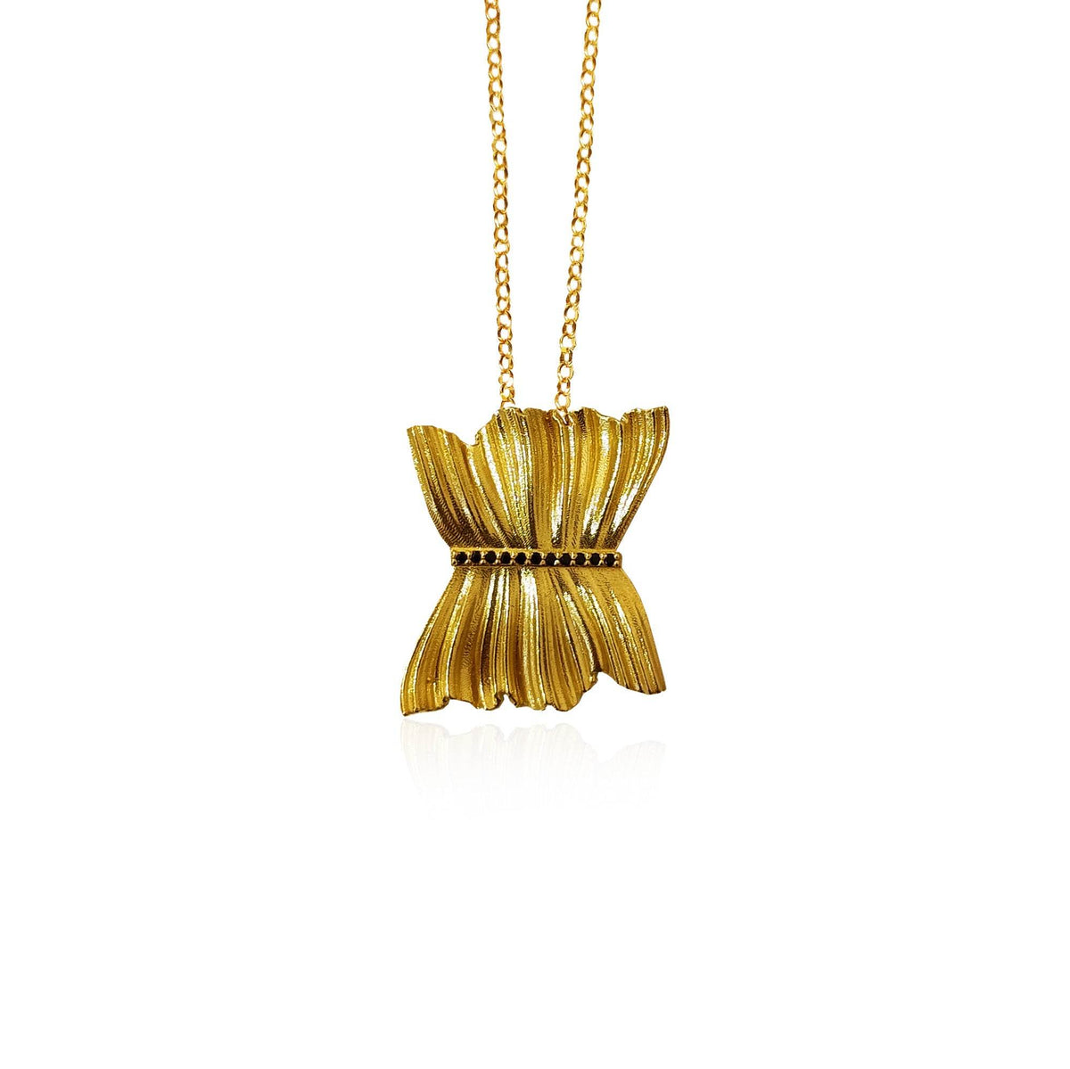 Double Fustanela Charm Necklace - Athenart 