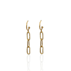 Athenart, greek chain earrings 