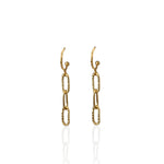 Athenart, greek chain earrings 