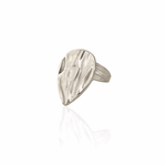 Peplos Wavy Drop Ring - Athenart 