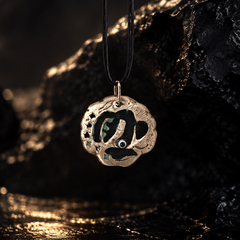 Eye, pendant, talisman a unisex sterling silver pendant one of a kind by Athenart made in Athens 