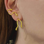 Silver Snake Ear Cuff - Athenart 