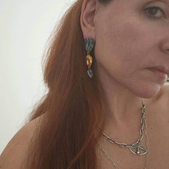 Wavy Drops Earrings - Athenart 