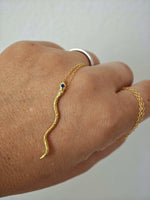 Ophis Snake Charm Necklace - Athenart 