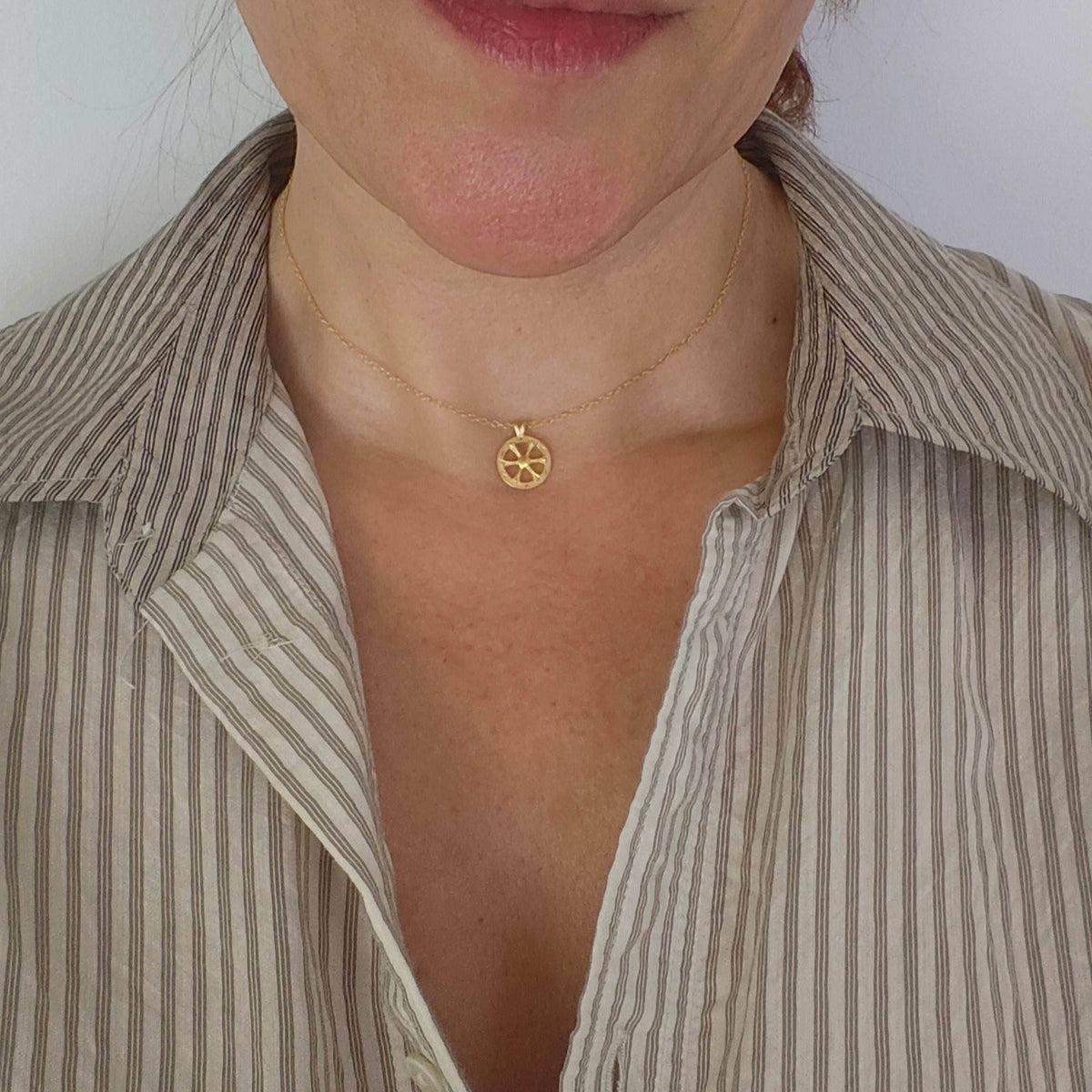 Ride the Wheel of Fortune Amulet - Athenart 