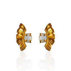 Argus Earrings with Filntisi Stone - Athenart 