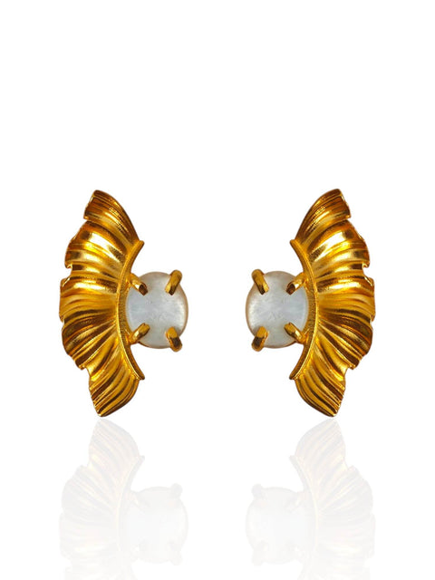 Argus Earrings with Filntisi Stone - Athenart 