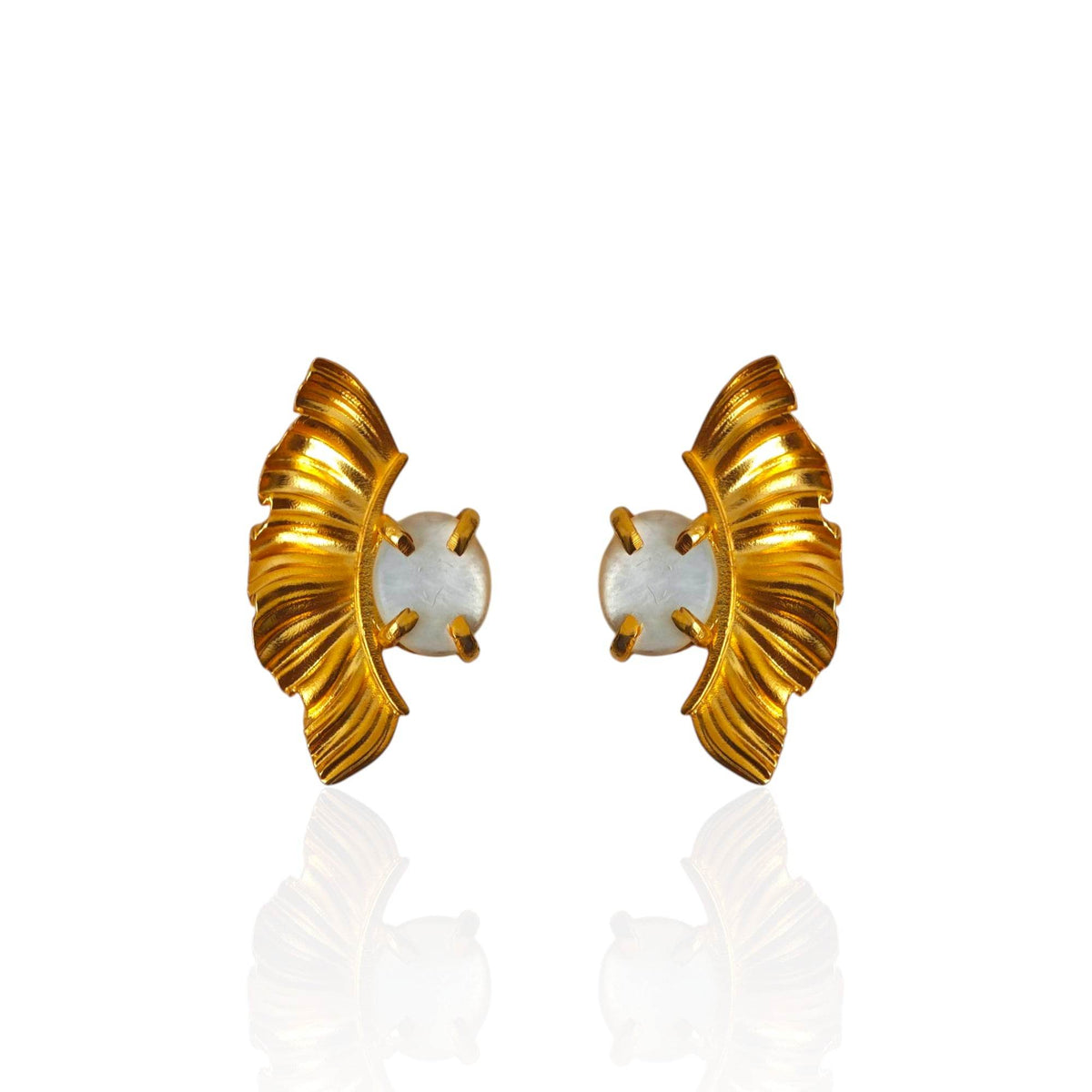 Argus Earrings with Filntisi Stone - Athenart 