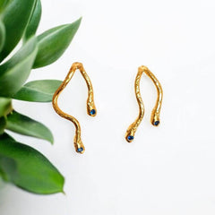 Serpent Gaze Earrings - Athenart 
