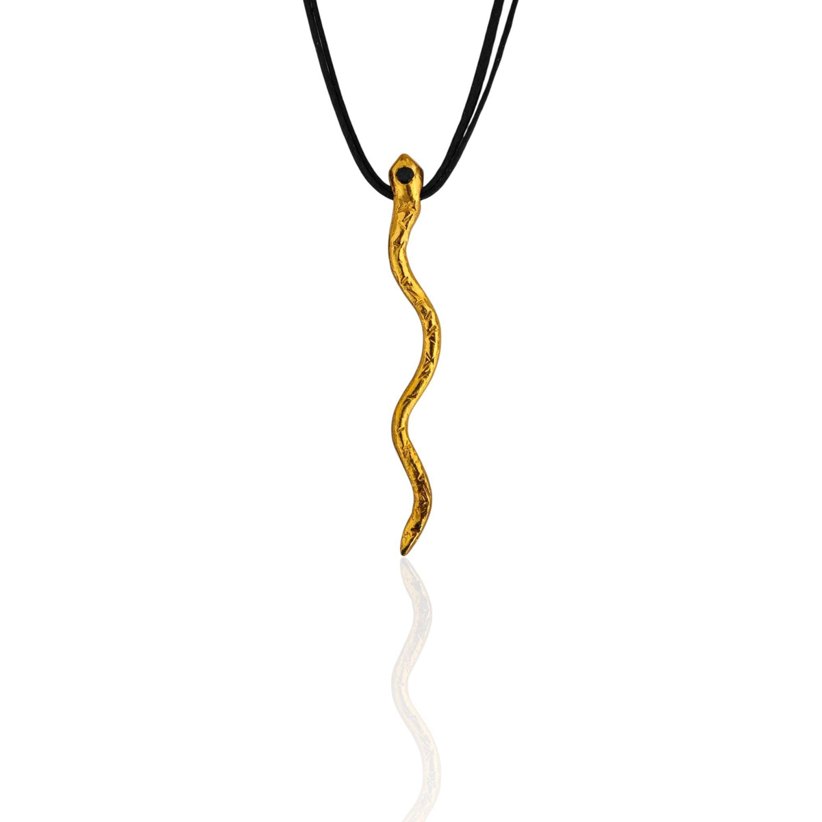 Ophis Snake Charm Necklace - Athenart 