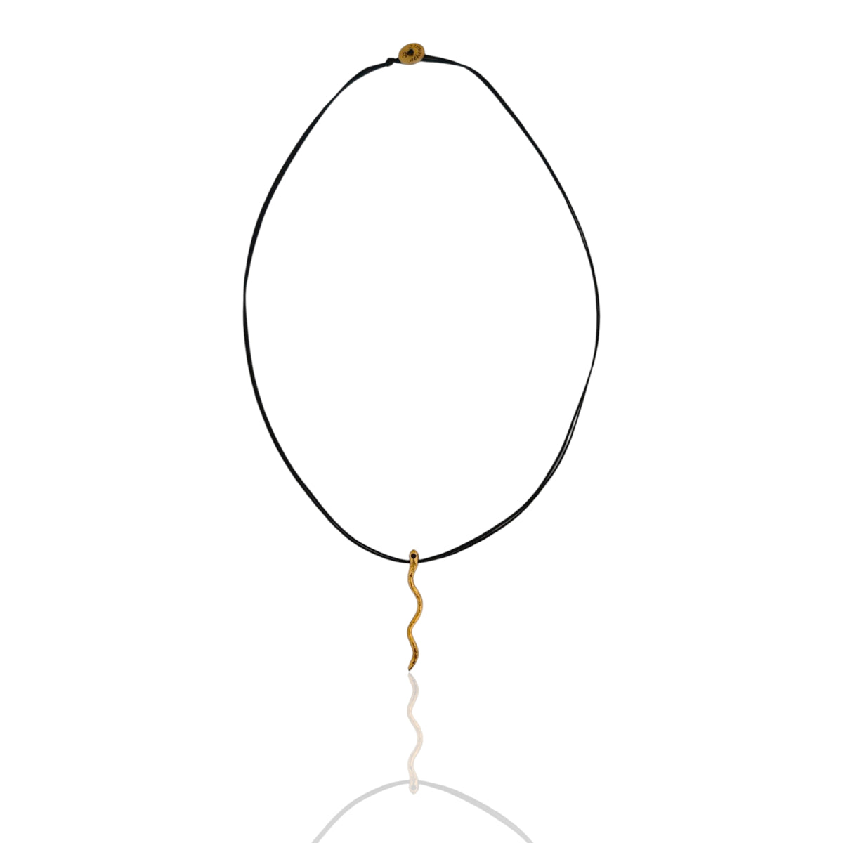 Ophis Snake Charm Necklace - Athenart 