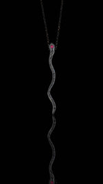 Ophis Snake Charm Necklace - Athenart 