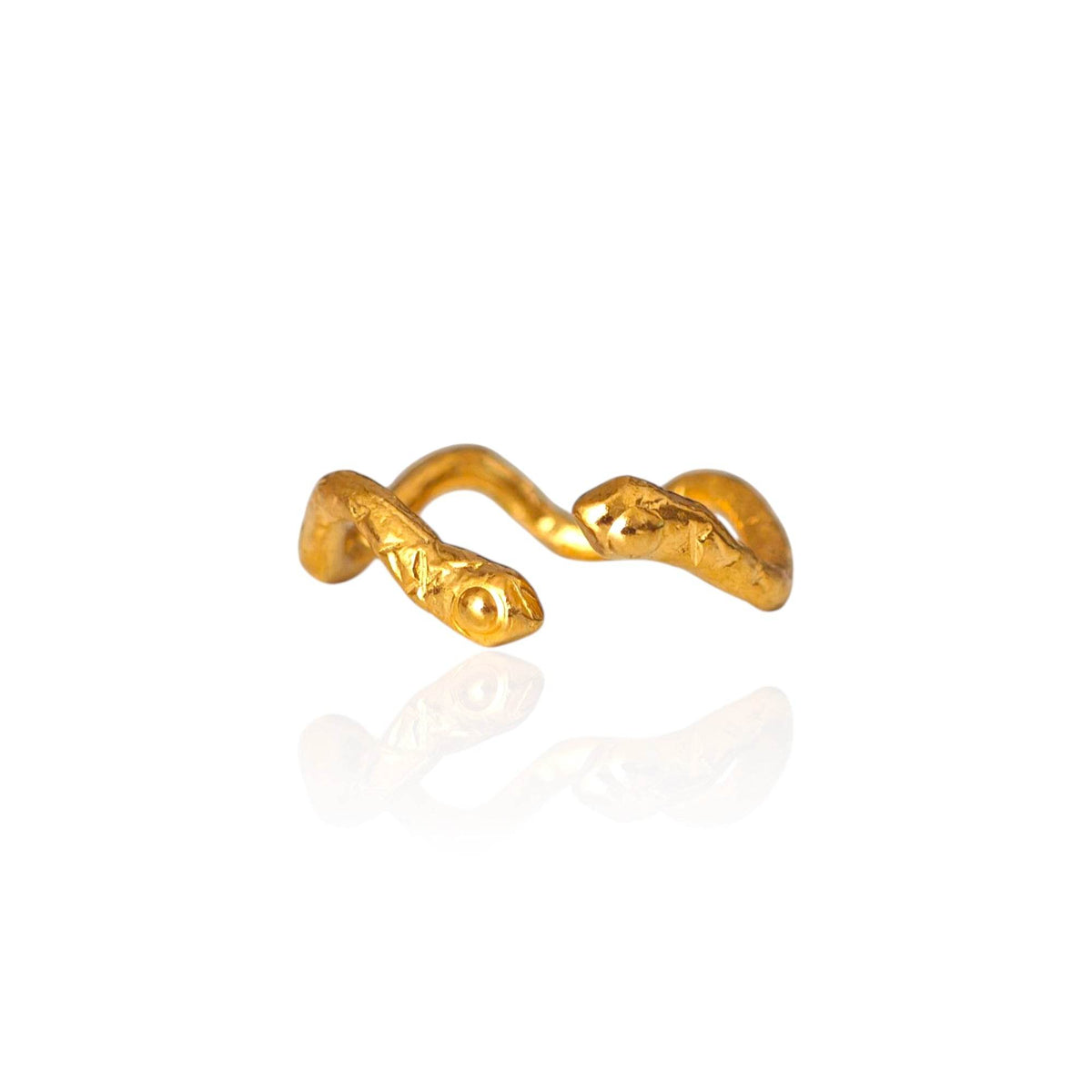 Ophis Double Snake Ring - Athenart 