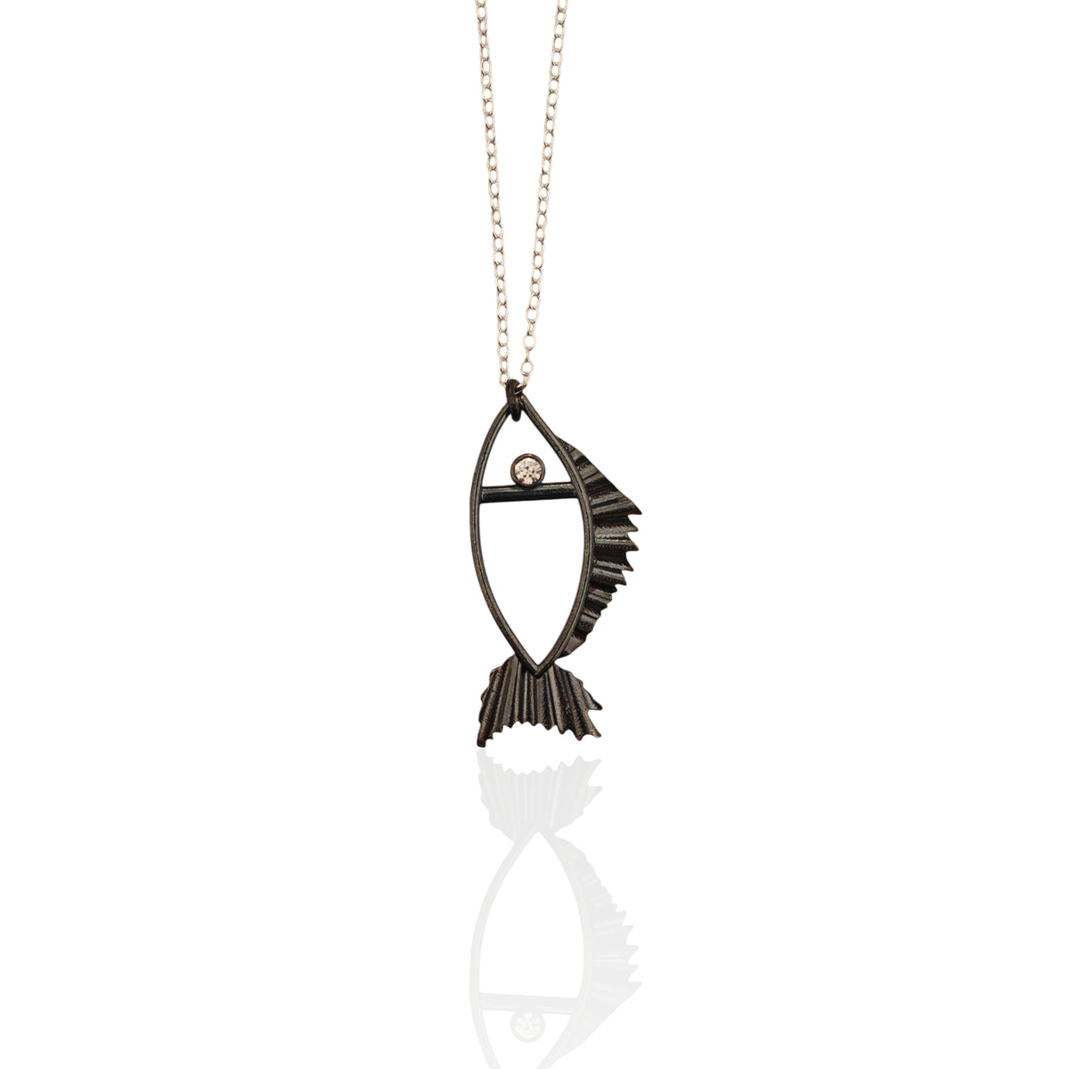 Large Galene Fish Necklace