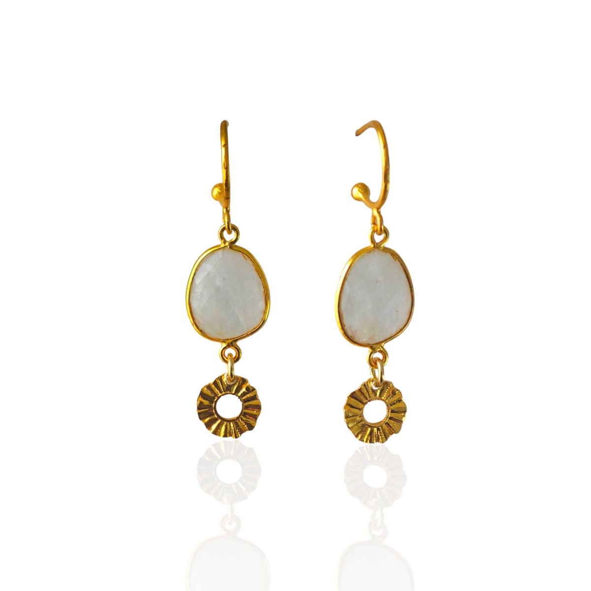Helios  Quartz Drop Earrings