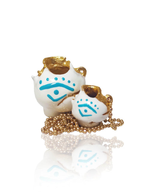 Evil Eye Amphora Pendant - Athenart 