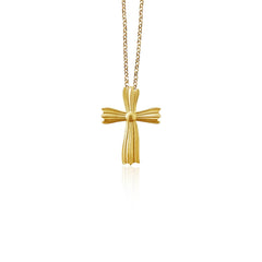Fustanela Medium Cross Pendant - Athenart 