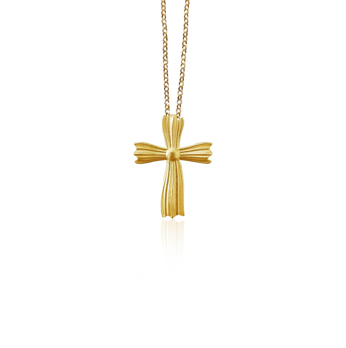 Fustanela Medium Cross Pendant - Athenart 